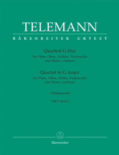 QUARTET in G major TWV 43:G2 (score & parts)