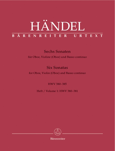 SIX SONATAS Book 1 HWV 380-381