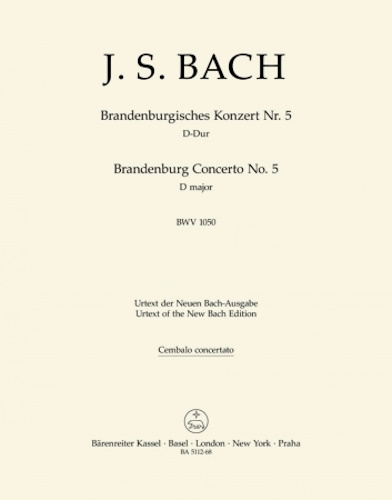 BRANDENBERG CONCERTO No.5 in D major BWV1050 Cembalo