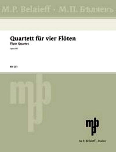 FLUTE QUARTET Op.60 (score & parts)