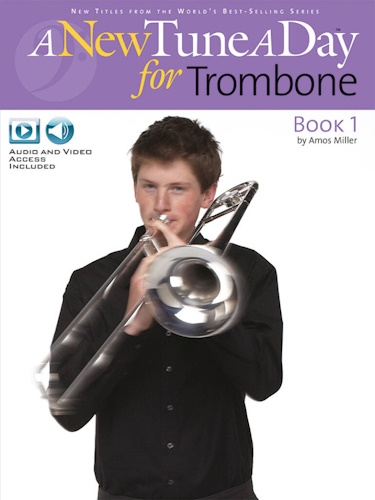 A NEW TUNE A DAY FOR TROMBONE Book 1 + Online Audio & Video (bass clef)