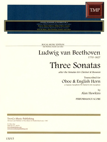 THREE SONATAS (playing score)
