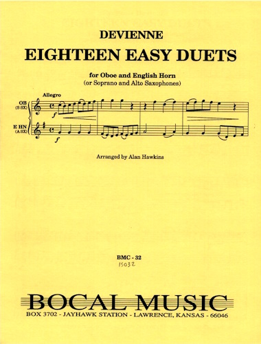 EIGHTEEN EASY DUETS (Playing Score)