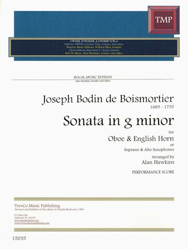 SONATA in G minor (playing score)