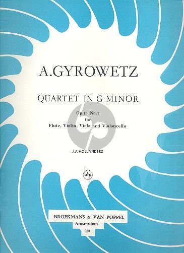 QUARTET in G minor Op.19 No.2