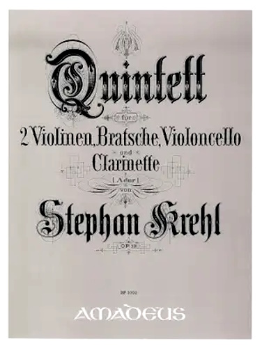 QUINTET in A major Op.19 set of parts
