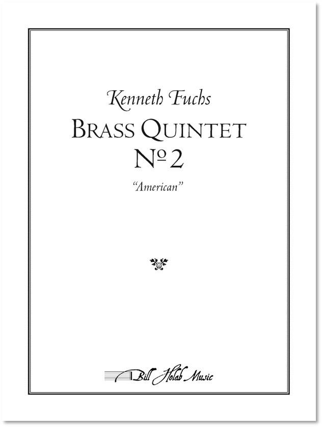 BRASS QUINTET No.2 (score & parts)