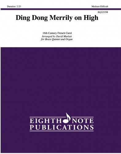 DING DONG MERRILY ON HIGH (score & parts)