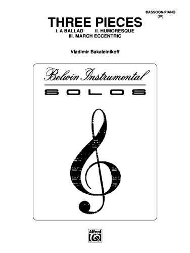 THREE PIECES: A Ballad, Humoresque & March Eccentric