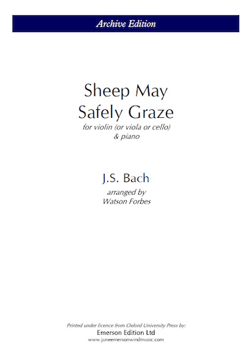 SHEEP MAY SAFELY GRAZE