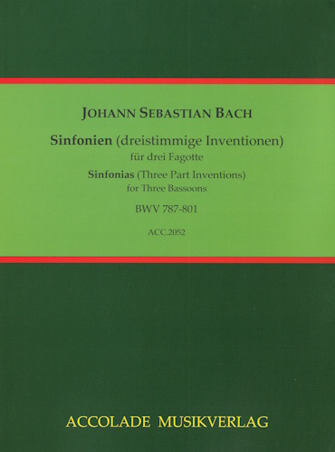 SINFONIAS BWV 787-801 (score & parts)