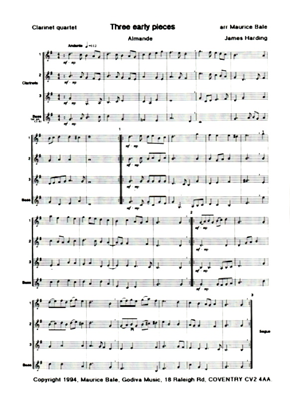 THREE EARLY PIECES