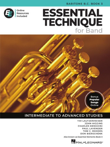 ESSENTIAL TECHNIQUE for Band -  Baritone BC Book 3 + Online Resources