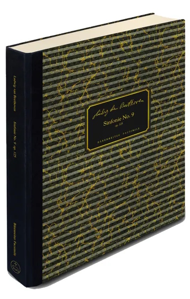 SYMPHONY No.9 Op.125 Facsimile Score (hardback)
