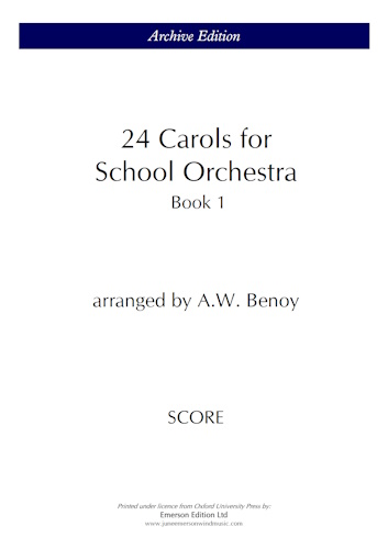 24 CAROLS For School Orchestra Book 1 (Score)