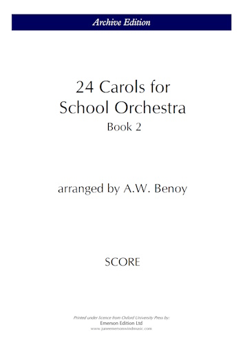 24 CAROLS For School Orchestra Book 2 (Score)