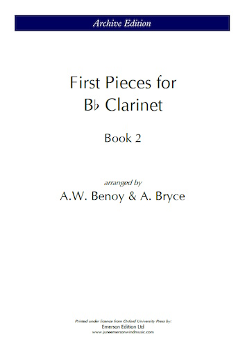 FIRST PIECES for Bb Clarinet Book 2