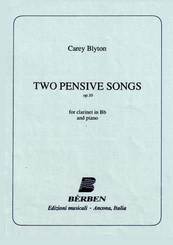 TWO PENSIVE SONGS Op.10