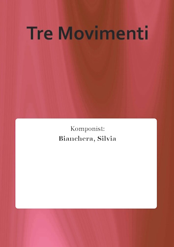 TRE MOVIMENTI