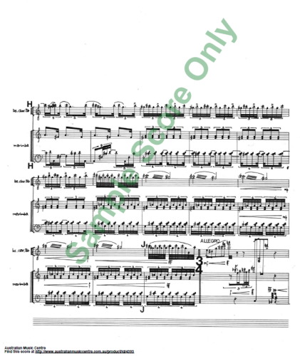 BOATSONG score only