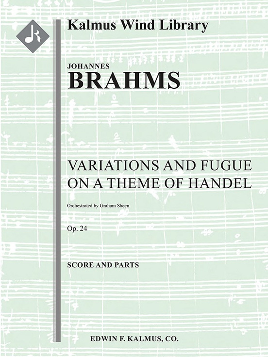 VARIATIONS & FUGUE on a Theme of Handel Op.24 (score & parts)