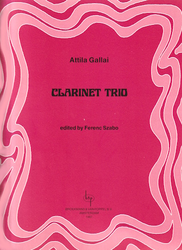 CLARINET TRIO playing score