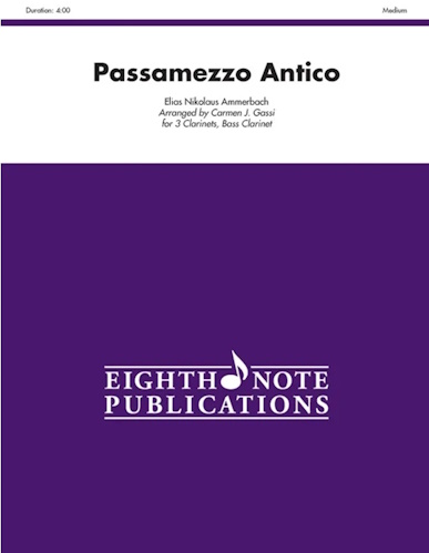 PASSAMEZZO ANTICO (score & parts)