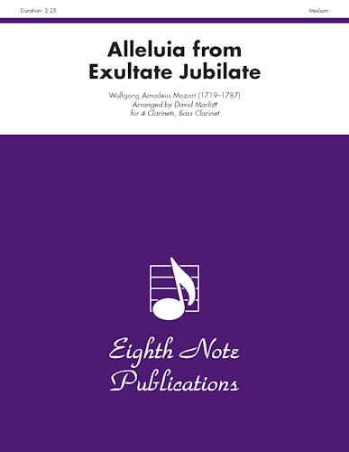ALLELUIA from Exultate Jubilate (score & parts)