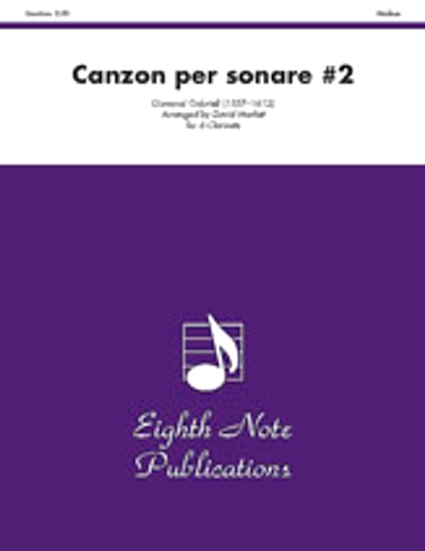 CANZON PER SONARE No.2 (score & parts)