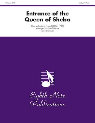 ENTRANCE OF THE QUEEN OF SHEBA (score & parts)