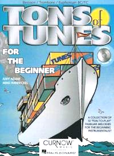 TONS OF TUNES for the Beginner + Online audio (bass/treble clef)