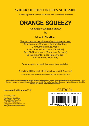 ORANGE SQUEEZY + CD Wider Opps Set