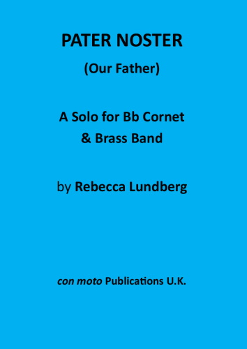 PATER NOSTER for Bb Cornet (score & parts)