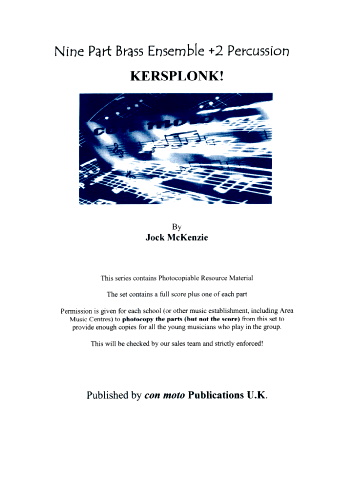 KERSPLONK (score & parts)