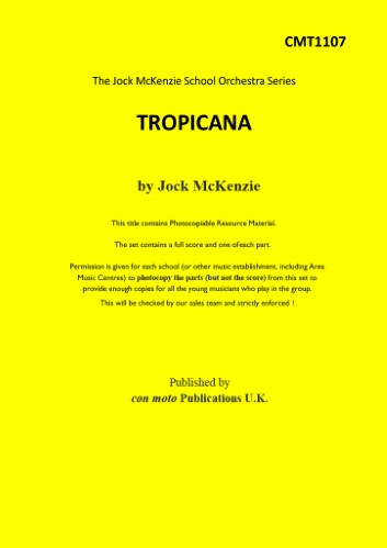 TROPICANA (score & parts)