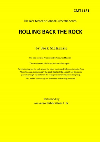 ROLLING BACK THE ROCK (score & parts)