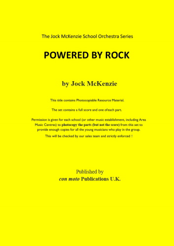 POWERED BY ROCK (score)