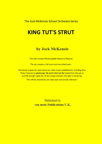 KING TUT'S STRUT (score)