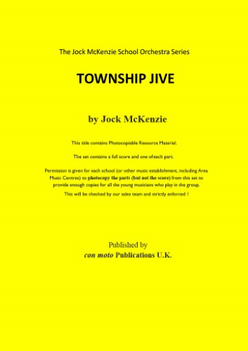TOWNSHIP JIVE (score)