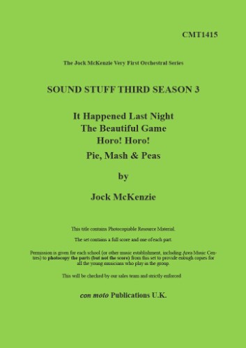 SOUND STUFF Third Season 3 (score & parts)