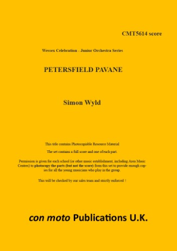 PETERSFIELD PAVANE (score)