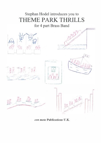 THEME PARK THRILLS for Brass Band (score & parts)