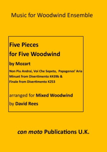 FIVE PIECES FOR FIVE WOODWIND (score & parts)
