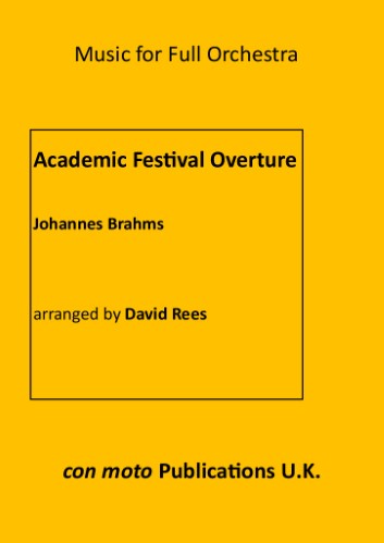 ACADEMIC FESTIVAL OVERTURE (score & parts)