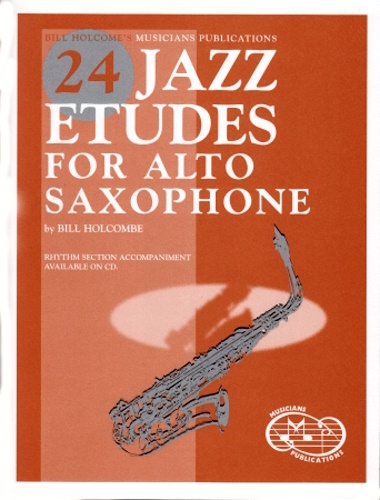 24 JAZZ ETUDES CD for Alto Saxophone