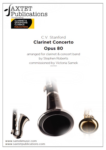 CLARINET CONCERTO Op.80 (study score & parts)