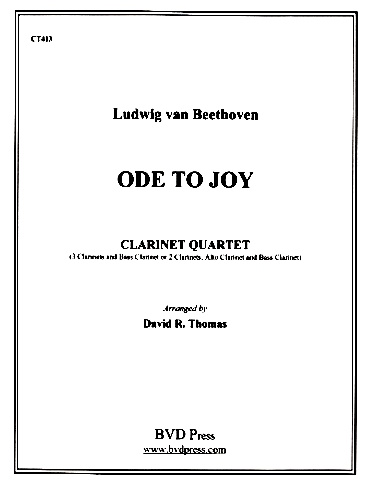 ODE TO JOY score & parts