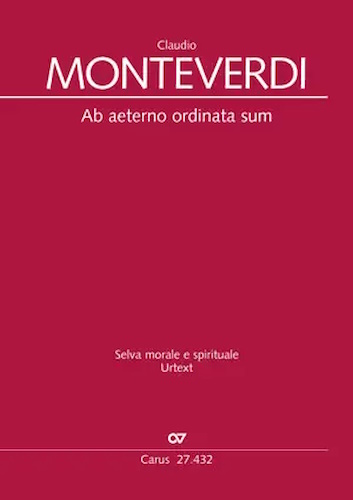 AB AETERNO ORDINATA SUM (SV 262)