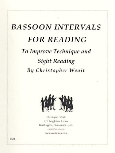 BASSOON INTERVALS FOR READING