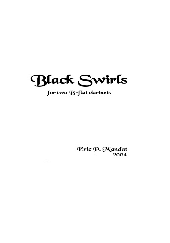 BLACK SWIRLS